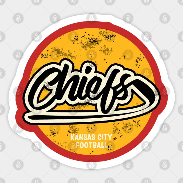 Kansas City Chiefs Football Sticker by FootballBum